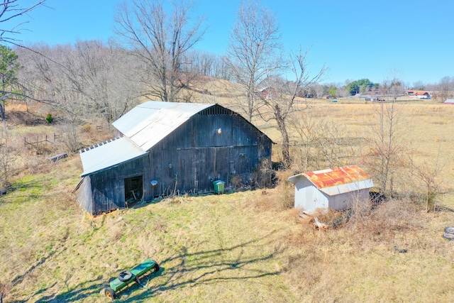 view of barn