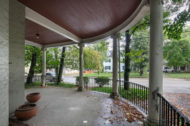 view of patio / terrace featuring a porch