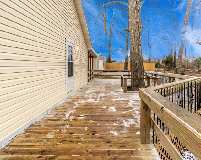 view of deck