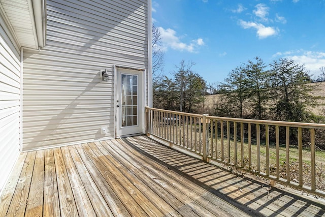 view of deck