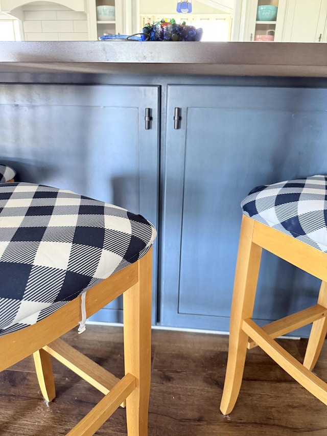 interior details featuring wood finished floors