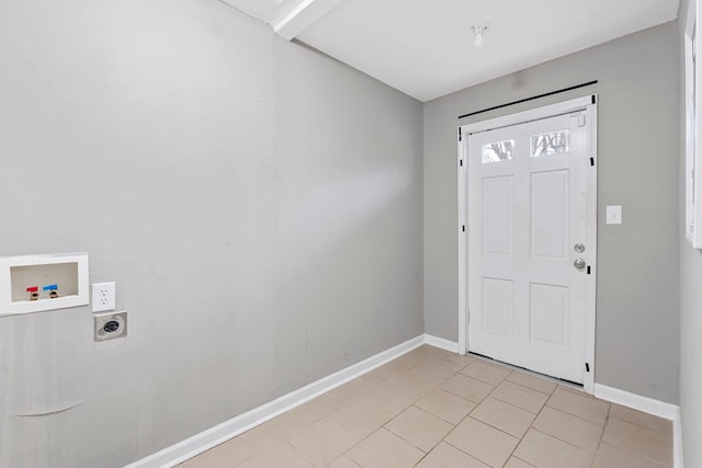 entrance foyer with baseboards