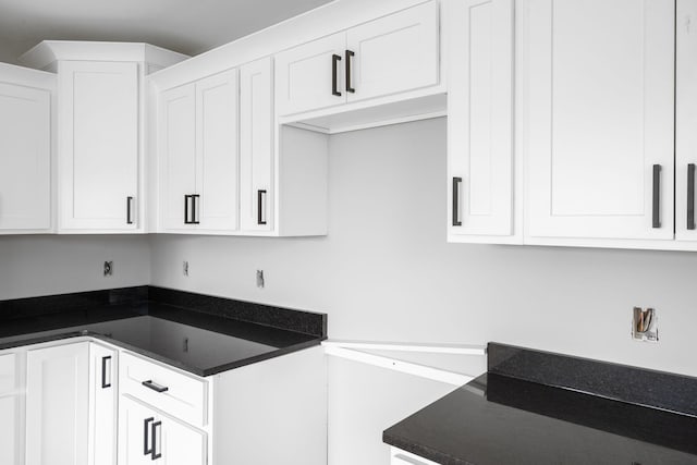 1000 Indian Trl, Lawrenceburg, KY 40342 - kitchen with white cabinetry and dark countertops