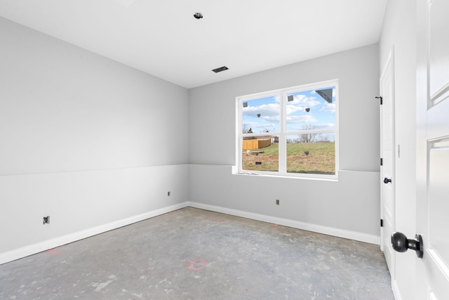 1000 Indian Trl, Lawrenceburg, KY 40342 - empty room with unfinished concrete flooring, visible vents, and baseboards