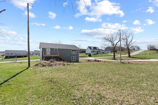 1000 Indian Trl, Lawrenceburg, KY 40342 - view of yard featuring a deck and stairs
