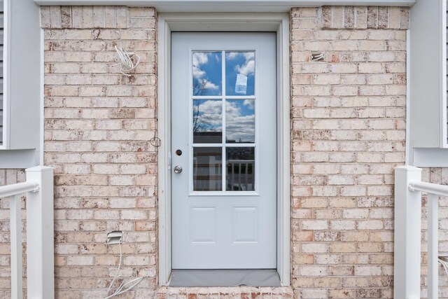 1000 Indian Trl, Lawrenceburg, KY 40342 - view of exterior entry featuring brick siding