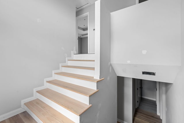 1000 Indian Trl, Lawrenceburg, KY 40342 - stairway featuring baseboards and wood finished floors