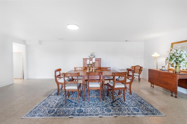 1775 Irvine Rd, Winchester, KY 40391 - dining area with light tile patterned flooring and baseboards