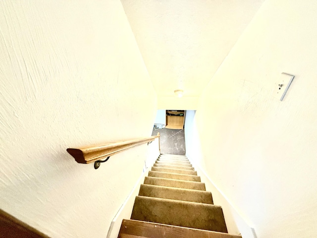 view of stairway