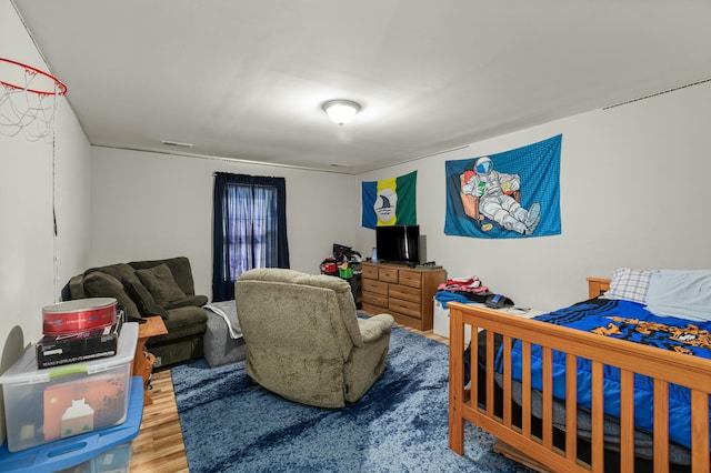 767 Flint Ridge Rd, Versailles, KY 40383 - bedroom with wood finished floors and visible vents