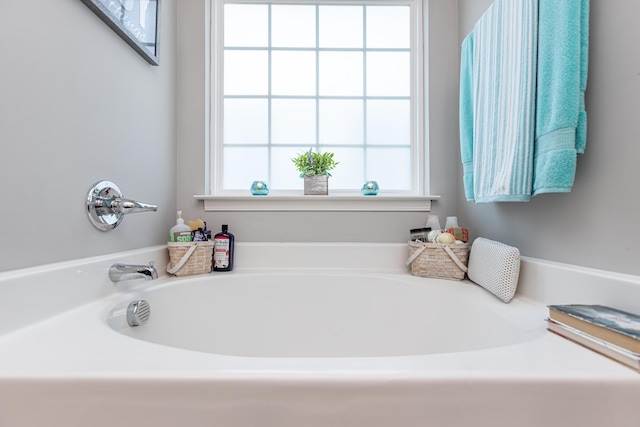 full bathroom featuring a bath