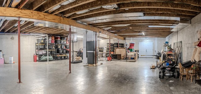 1204 Meadow Brook Dr, Lawrenceburg, KY 40342 - view of unfinished basement
