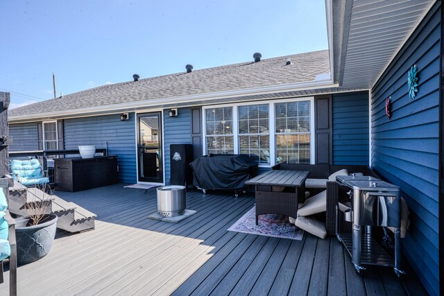 1204 Meadow Brook Dr, Lawrenceburg, KY 40342 - deck featuring grilling area