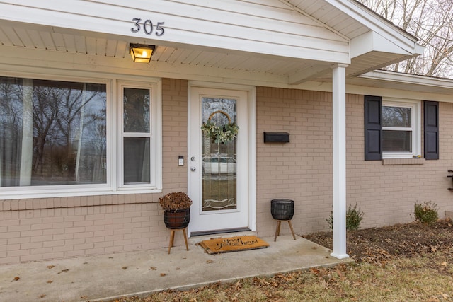 view of entrance to property