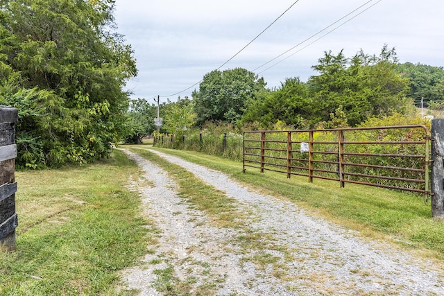 view of road featuring driveway