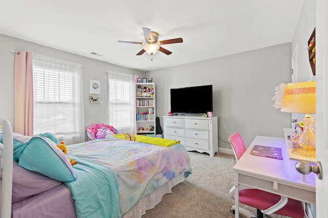 161 Tuscany Way, Richmond, KY 40475 - carpeted bedroom with a ceiling fan