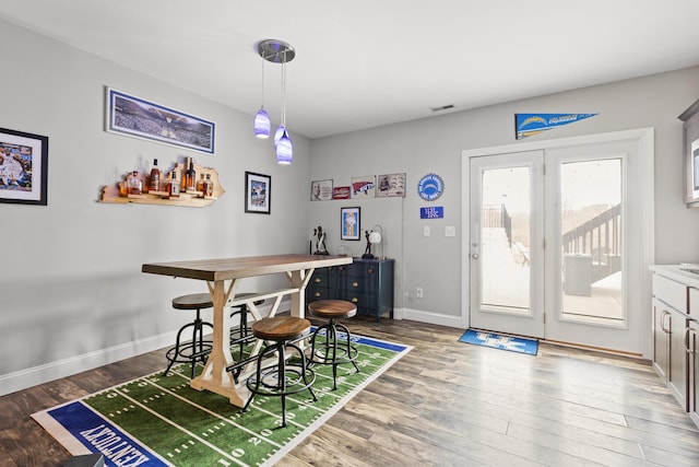 161 Tuscany Way, Richmond, KY 40475 - dining room featuring wood finished floors and baseboards