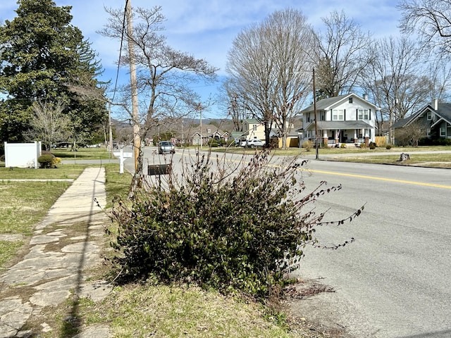 view of street with sidewalks