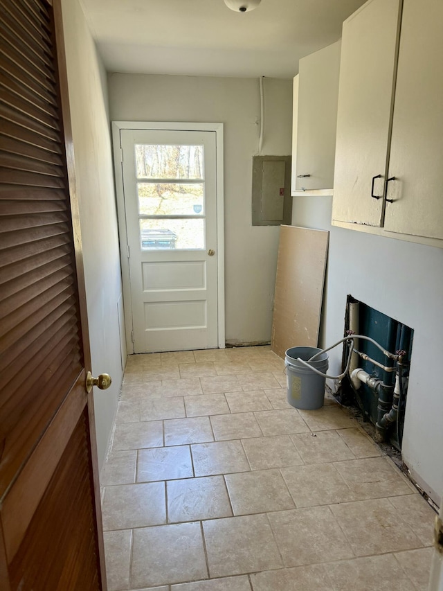 kitchen featuring electric panel