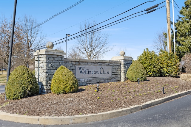 view of community / neighborhood sign