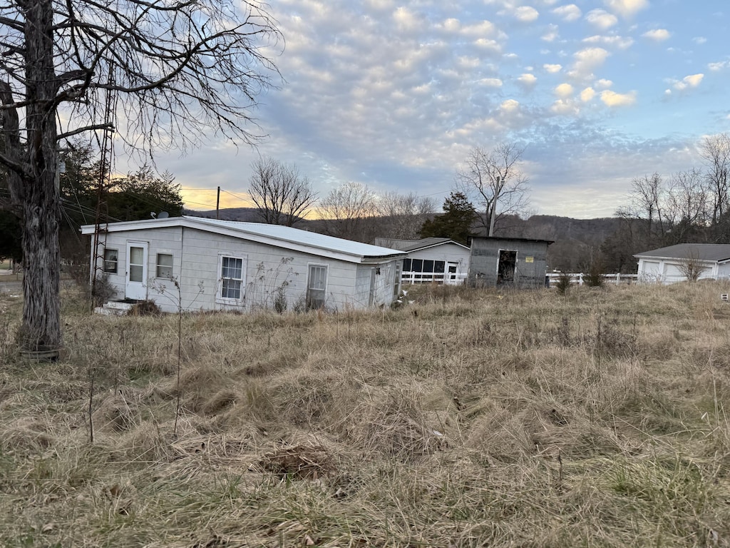 view of back of property