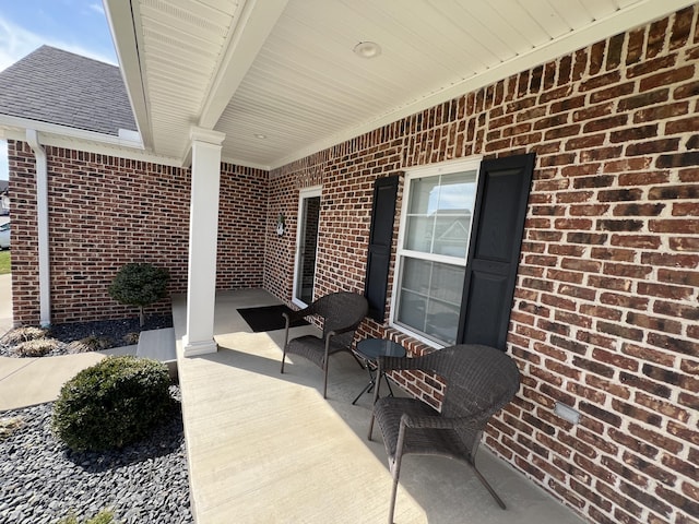 view of patio / terrace featuring a porch