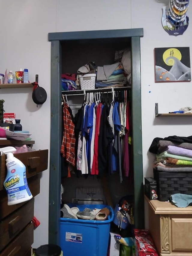 view of closet