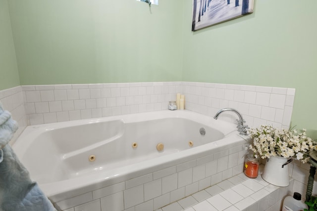 full bath featuring a tub with jets