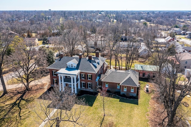 bird's eye view featuring a residential view