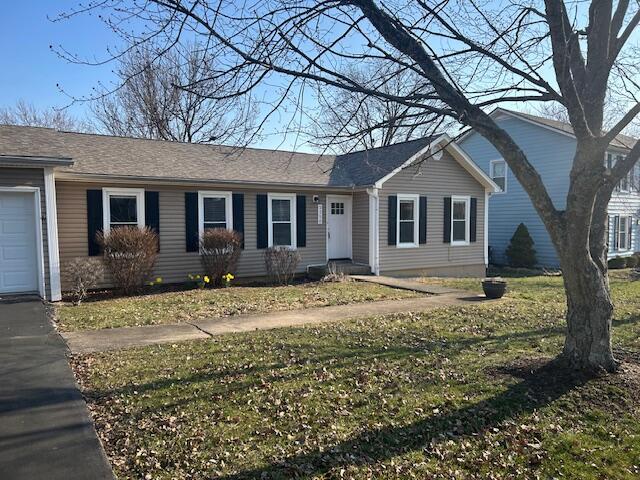 ranch-style house with an attached garage