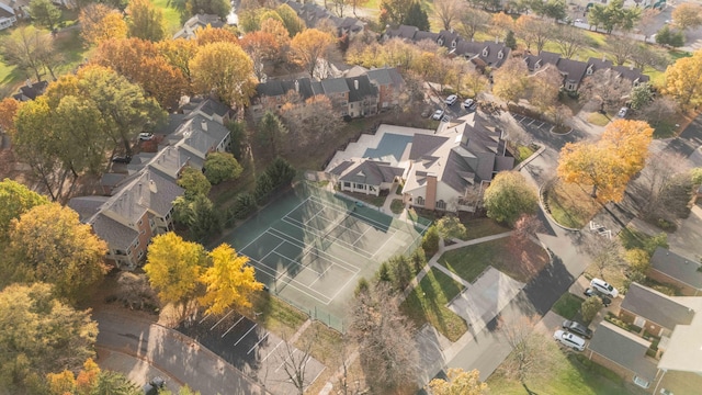 birds eye view of property featuring a residential view