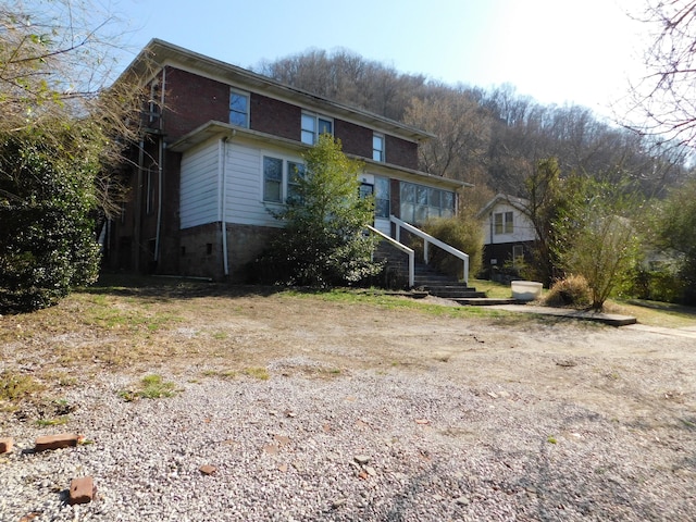 view of front of home