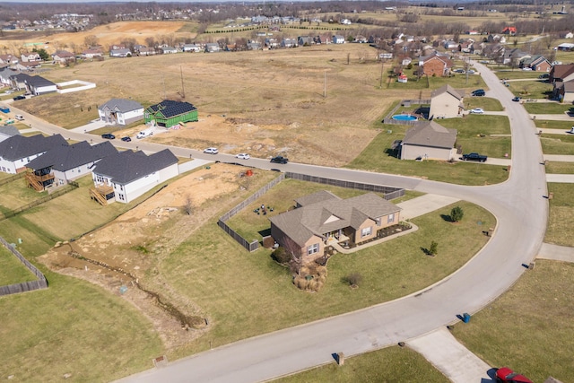 drone / aerial view featuring a residential view