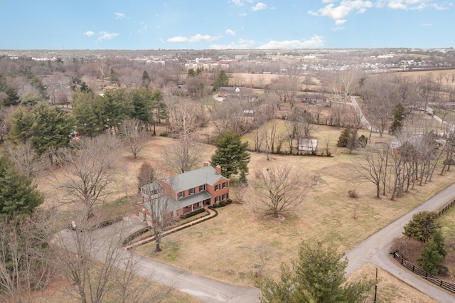 2136 Adena Ln, Lexington, KY 40516 - birds eye view of property featuring a rural view