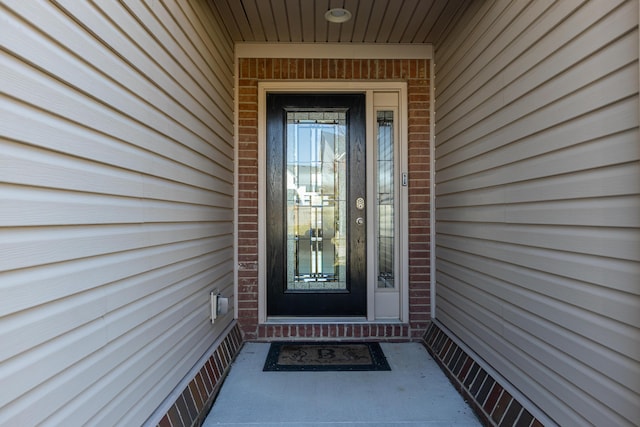 view of property entrance