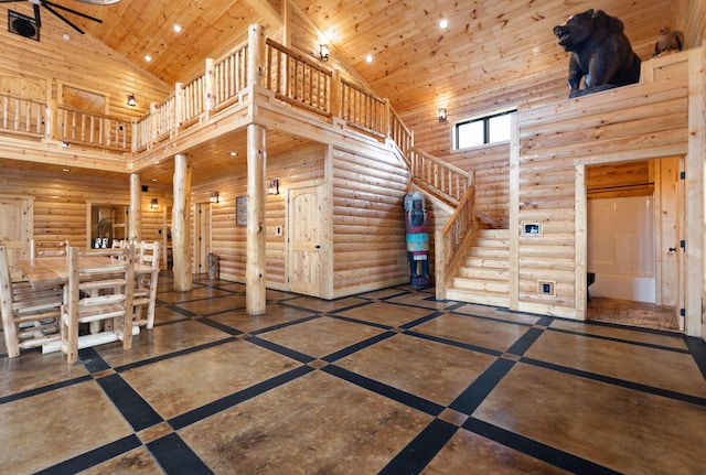 view of horse barn
