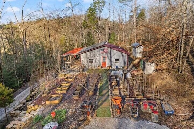 3860 Newfound Rd, Oneida, KY 40972 - view of yard with a forest view