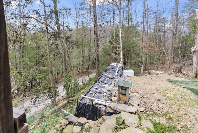 3860 Newfound Rd, Oneida, KY 40972 - view of yard featuring a wooded view