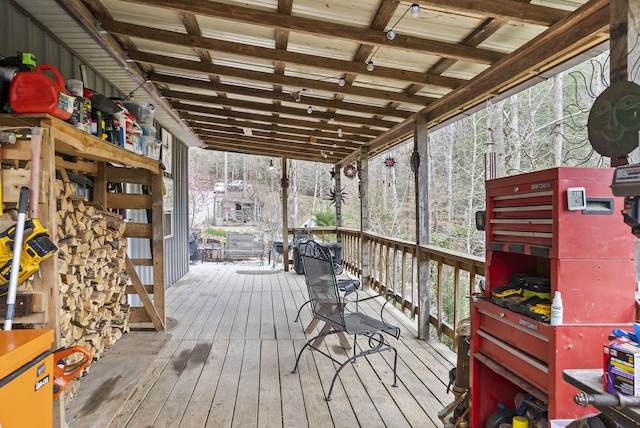 3860 Newfound Rd, Oneida, KY 40972 - view of wooden terrace