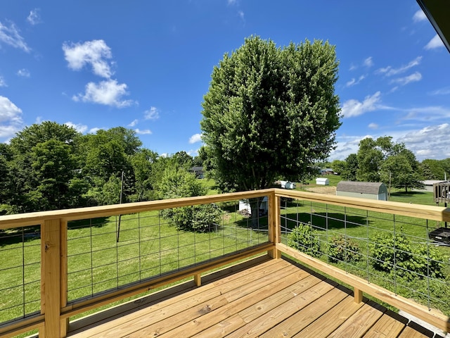 236 Walnut Ave, Somerset, KY 42503 - wooden deck featuring a yard