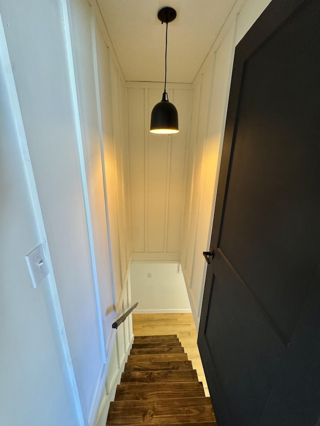 236 Walnut Ave, Somerset, KY 42503 - staircase with wood finished floors