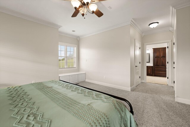 1841 Peter Cave Rd, Mckee, KY 40447 - full bath with a tub with jets, double vanity, crown molding, and tile patterned flooring