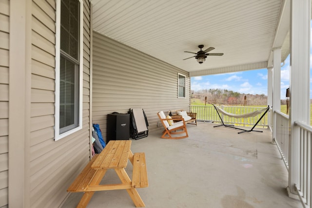 1841 Peter Cave Rd, Mckee, KY 40447 - view of patio / terrace featuring ceiling fan