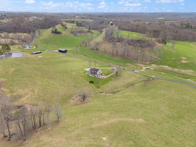 1841 Peter Cave Rd, Mckee, KY 40447 - aerial overview of property's location with rural landscape