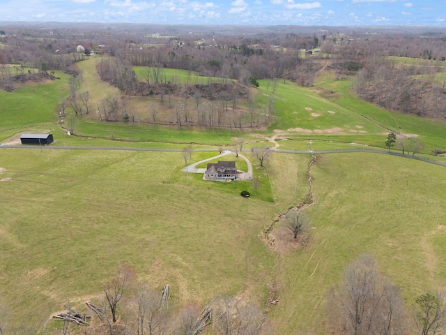 1841 Peter Cave Rd, Mckee, KY 40447 - aerial view of property and surrounding area with rural landscape