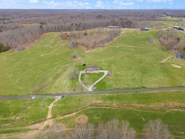 1841 Peter Cave Rd, Mckee, KY 40447 - aerial overview of property's location with rural landscape and a pastoral area