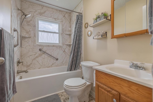 1317 Drydock Rd, Lawrenceburg, KY 40342 - full bath with shower / bathtub combination with curtain, toilet, and vanity