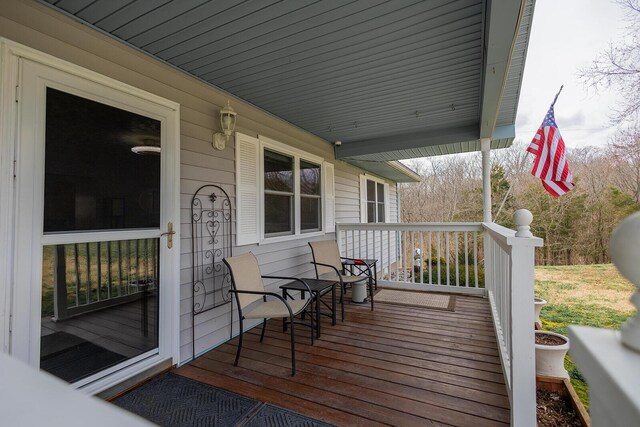 1317 Drydock Rd, Lawrenceburg, KY 40342 - wooden deck with a porch