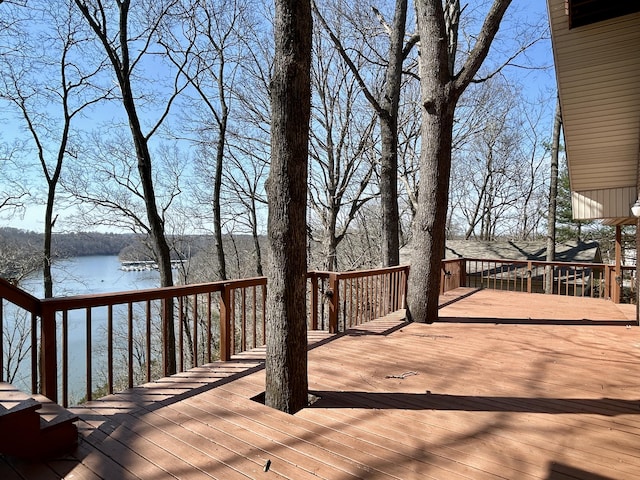 3101 Simpson Dr, Somerset, KY 42503 - deck featuring a water view