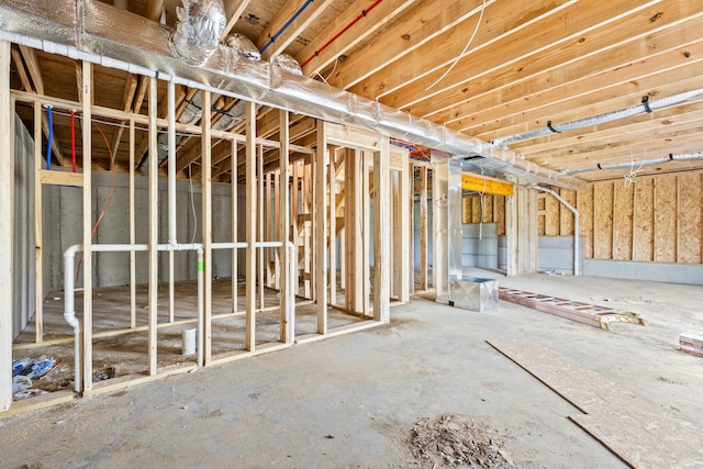 view of basement
